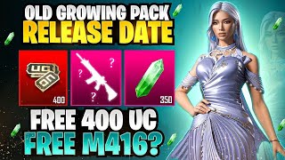 OMG 😱 Free Green Crystals and M416 Gun Skin? | Growing Pack Official Release Date | Pubgm