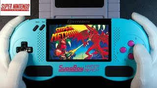 Super Metroid Super Nintendo Entertainment System SNES Handheld Gameplay