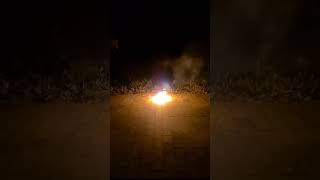 Homemade firelute. Test. #test #fire #fireworks #shorts