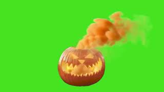 Helloween Pumpkin on Green Screen  Video | Green screen pumpkin video 4K and HD |#helloween#trending