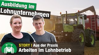 Arbeiten im Lohnunternehmen | Fachkraft Agrarservice & Agrarservicemeister | Getreideernte