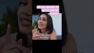 miami broke up with the spring breakers #vlog #miami #oceandrive #college #vacation #trip #girlstrip