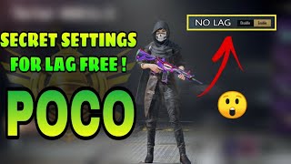 How I reduced lag in POCO ! Pubg mobile lag fix