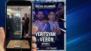 Gor Yeritsyan vs Luis Verón. Pesaje.