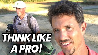 Get Inside a Pro's Mind - We Share Pro Golf Strategies While We Play!