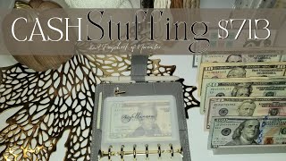 CASH STUFFING $713 + CASH ENVELOPES + SINKING FUNDS: November 2024