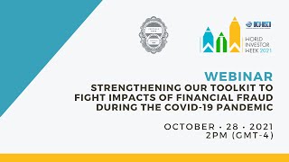 Webinar: Strengthening our toolkit to fight impacts of financial fraud during the covid19 pa