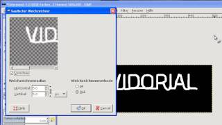 GIMP - Texteffekt Neonlichter