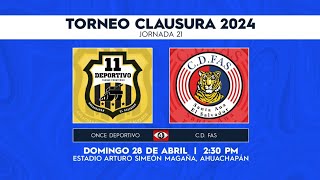 Canal 4 TCS LMF El Salvador 2024 11 Deportivo vs CD Fas (Jornada 21) Anuncio