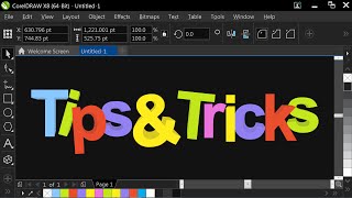 CorelDraw - Tips & Tricks Tutorial