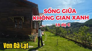 (Đã bán)Nhà vườn ven Đà Lạt| Sống giữa không gian xanh với 1263m2 sẵn 200m2 thổ cư! Cảnh đẹp vô cùng