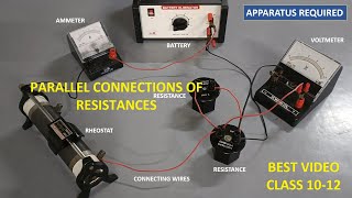 How to Connect Resistances in Parallel | Ohm's law | Physics Demo | STD 10-12 (PART-1)