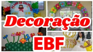 Decoração para EBF,temas e ideias para o ministério infantil.