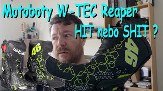 Recenze motocyklových bot W-TEC Reaper - stojí za 4000,- ???