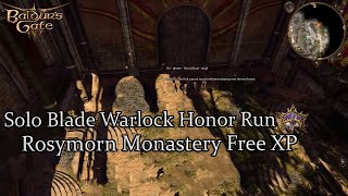 Solo Blade Warlock Rosymorn Monastery Free XP Honor Run Part 28