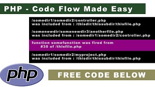 PHP Code Flow - What Included What ?  What Called What ? - Made Easy