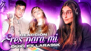 ESPAÑOLA REACCIONA A Lara91k ft Duki - Eres para mi