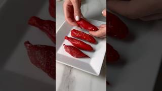 The best pepper snack🤤| лучшая судьба для перцев😉 #pepper