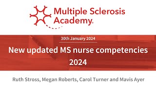 MS nurse competencies webinar 2024