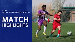 Lernayin Artsakh - Pyunik Academy | 3:0 | Match Highlights