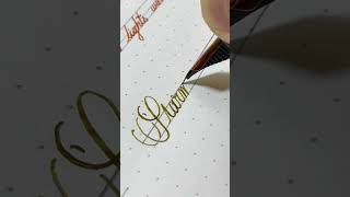 Starman - handwriting with fountain pen #lettering #art #cursive #satisfying #calligraphy