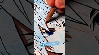 Drawing Giyu vs Sanemi 🌊🌪️ Demon Slayer | Liquid Art 💦 | Part 1 #shorts #giyuutomioka #demonslayer