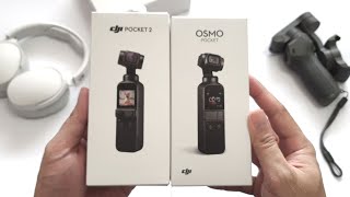 DJI Pocket 2 Unboxing, Side-by-Side Comparison with DJI Osmo Pocket 1 and Software Installation