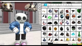 How to make Sans From Undertale in Robloxian Highschool