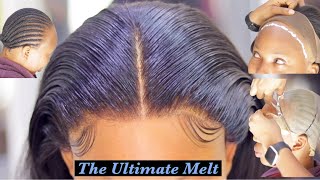 THE ULTIMATE MELT FROM START TO FINISH | FRONTAL WIG INSTALL FOR BEGINNERS (Step By Step)