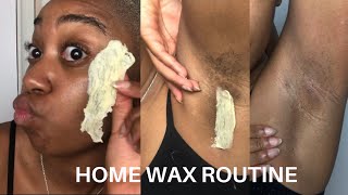 AT HOME WAXING ROUTINE | HARD WAX