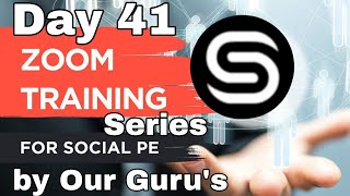 DAY 41 Zoom Training Series #socialpe |By Our Guru's ||हर रोज सिखिये कुछ नया