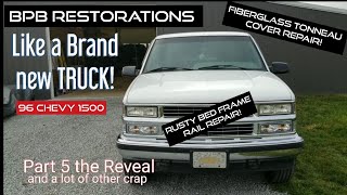 Saving the OBS chevy 88-98 Silverado rocker and cab corner rust repair vlog part 5 the reveal