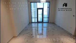 Amna Tower Al Habtoor City OV - 1 Bedroom Series 06 - Closed Kitched