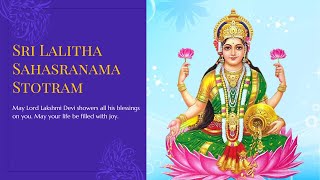 Sree Lalitha Sahasranama Stotram - Devotional Songs | Feel good music India pro | Bhakti Songs