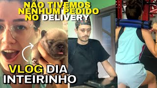 VLOG - Rotina do nosso dia, falei sobre nosso DELIVERY, não tivemos nenhum pedido esse dia