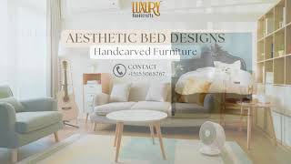 Best Quality Handcarved Wooden Beds Designs | Wooden furniture