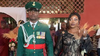 CAPTAIN AYOWOLE AND HIS BEAUTIFUL WIFE GRACE BUSAYO EXCEPTIONAL RECEPTION.