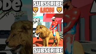 Lion and metro train Cheat Code indian bike driving 3d game #shorts #trending #gaming