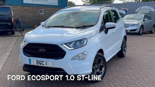 💙💙💙Ford Ecosport 1️⃣⏺0️⃣ ST-Line 2️⃣0️⃣2️⃣0️⃣ 7️⃣0️⃣Brooklands Quality Cars