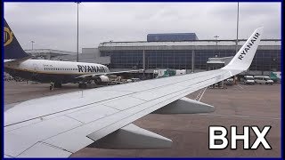 Boeing 737 Taking off from Birmingham Airport (BHX)