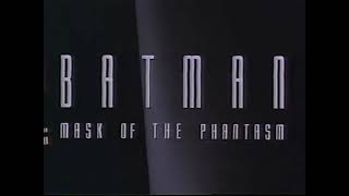 Batman: Mask of the Phantasm - Cartoon Network Intro (Network Premiere)