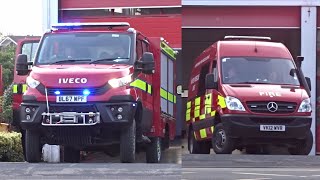 RARE - Rugby Animal Rescue Unit & Water Rescue Unit Turnout - Warwickshire Fire & Rescue Service