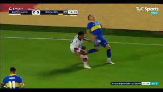 COPA ARGENTINA 2022 BOCA VS PATRONATO PLANCHA DE EXPULSIÓN DE KRUSPZKY