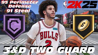 BEST BUILD NBA 2K25: NEW 3&D TWO GUARD BEST LOCKDOWN BUILD 2K25! BEST ALL AROUND LOCKDOWN BUILD 2K25