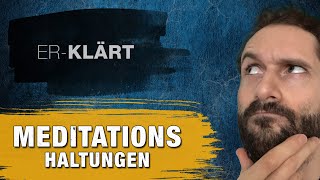 ER-KLÄRT | Meditationshaltungen - Wie sitzen beim Meditieren?