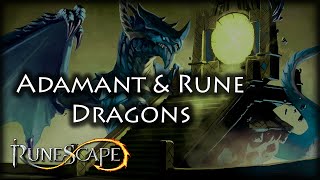 RuneScape 3: Adamant and Rune Dragons - Locations, Kill Preview and some Loot [HD Gameplay]