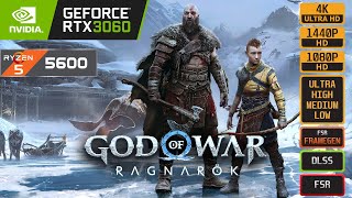 GOD OF WAR RAGNARÖK - RTX 3060 - R5 5600