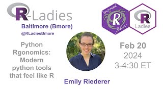 R-Ladies Baltimore | Python Rgonomics