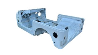 1997-2001 White Jeep Wrangler TJ Tub Grade B+ Body 503606