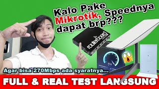 Jangan Sampe Elon Musk Tau!! Hasil STARLINK Pakai Mikrotik. Speedtest ngebut